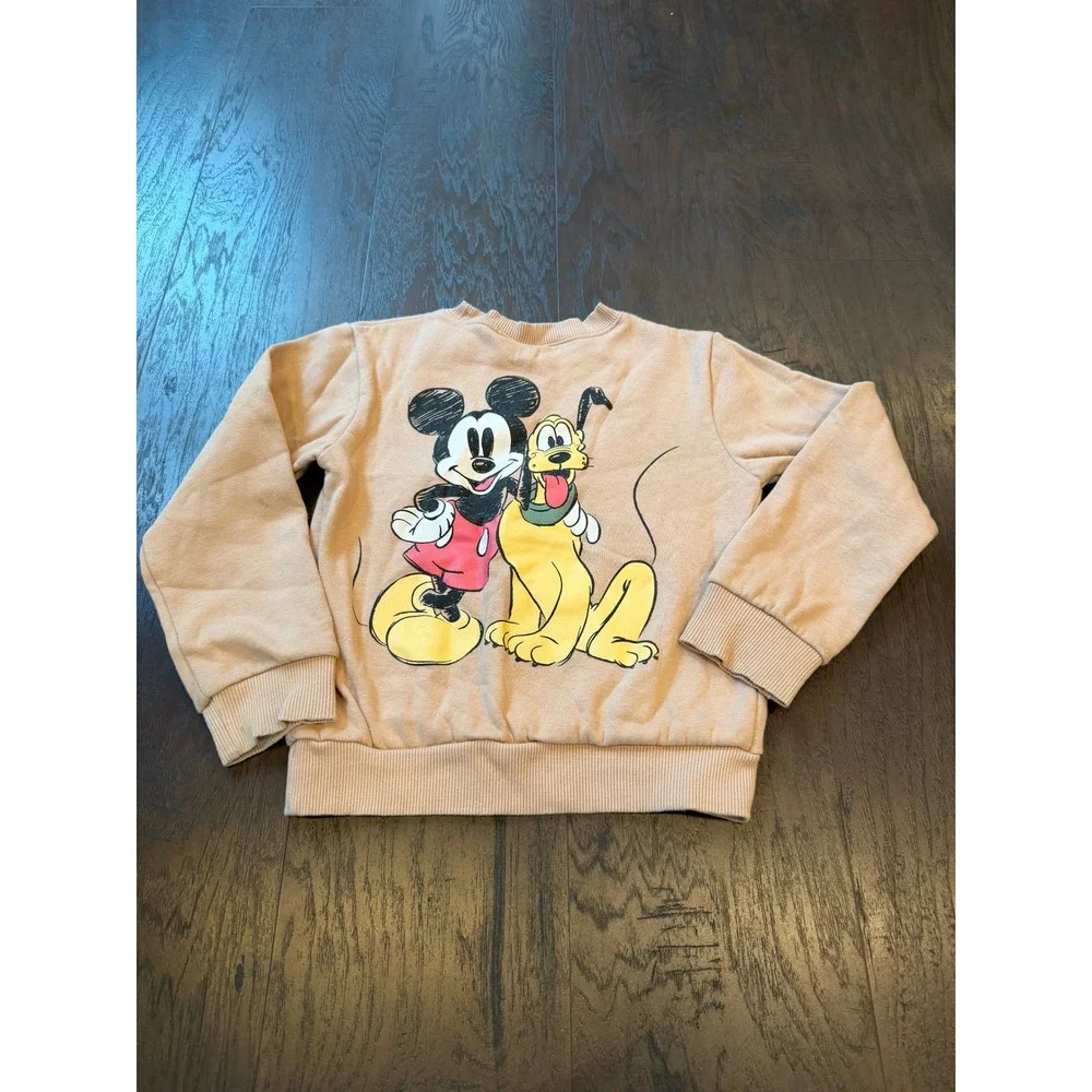 Disney Parks Mickey Mouse Pluto Crewneck Sweatshirt